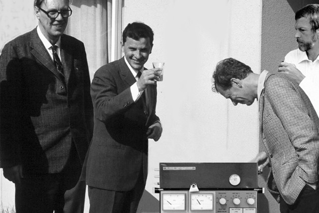 The Servo mechanical ventilator development team of Sven Ingelstedt, Björn Jonson, Lars Nordström, and Sven-Gunnar Olsson 